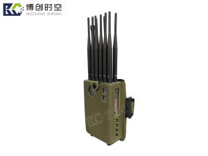 China Portable 12-band mobile jammer, shielding 5G 4G WI-FI 5G jammer 315MHZ/433MHZ Remote signal jammer GPS signal jammer factory