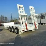 137500 to 26000*2500to2550 Height Low-Bed Semi-Trailers for Heavy Machinery