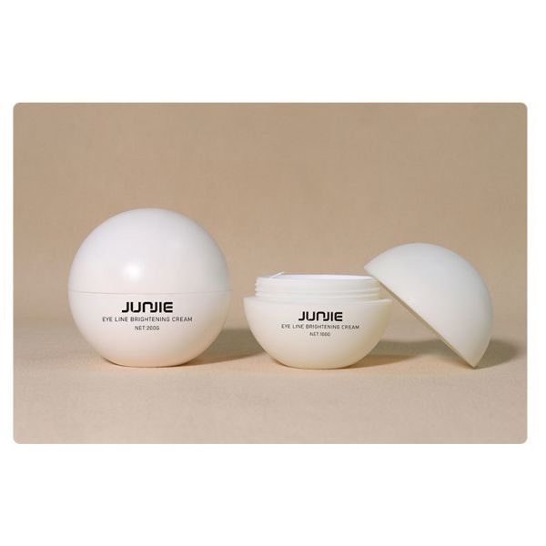 200g 100g Cosmetics Plastic Jar Ball Shape Eye Facial 50g Plastic PP Cream Jar Cosmetic Sphere Jar with Plastic Lid