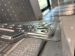 High Toughness Silver Aluminum Liquid Cooling Plate With Good Air Tightness For