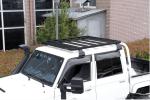 1400X1320mm Black Powder Coating Roof Rack for Toyota 4x4 Vehicle Exterior