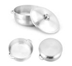 Multi Cookware Aluminum Steamer Cooking Pot with Bakelite Handle
