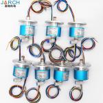 Military Electro Pneumatic Rotary Union 6 Rings 5A Slip Rings Connect With Air