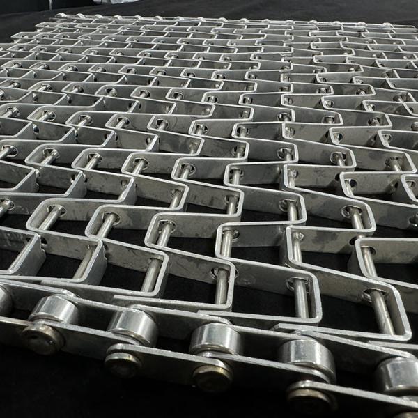 Metal Flat Wire Honeycomb Mesh Chain Driven Conveyor Belt for Laser Cutting