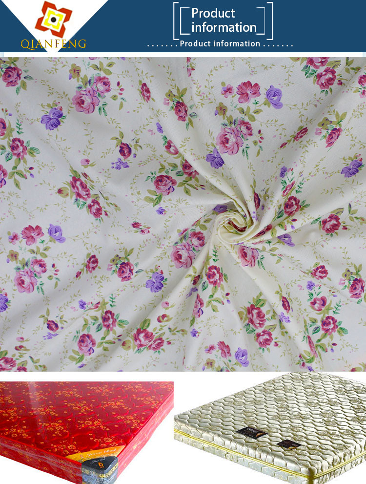 Mattresses And Sheets Are Finely Printed With 100% Polyester Warp Printed Fabric