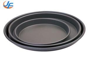 China RK Bakeware China Foodservice NSF Aluminum Hard Coat Aluminum Pizza Pan Pizza Baking Tray factory