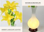 LED lily vase Emitation fake flower Lighting living room hotel decoration living