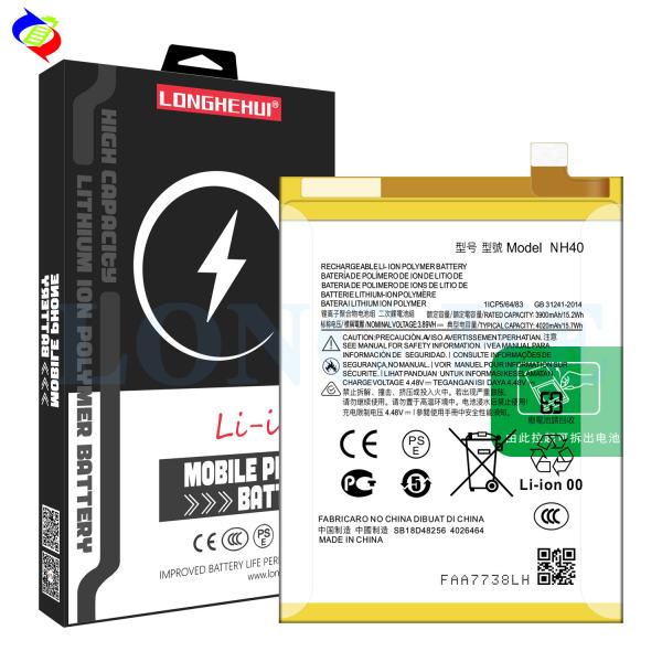 100% Compatible Replacement Battery for Motorola E22 Phone NH40 Battery Code
