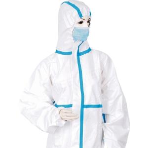 China Laboratory 180cm 50gsm Disposable Protective Coveralls factory