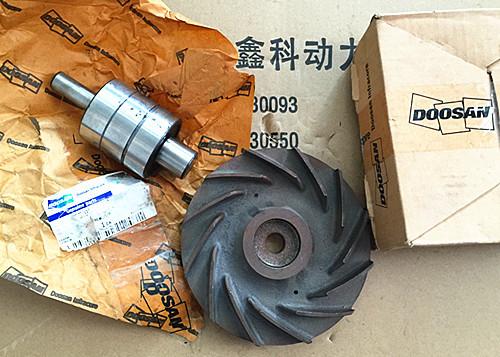 DOOSAN water impeller, DAEWOO bearing unit,Water pump repair kit for Daewoo and