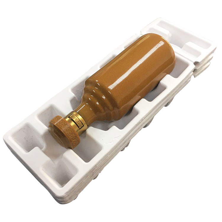 Molded Recycled Paper Tray Oilproof Biodegradable Cardboard Packaging