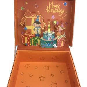 China Customized Size 3D Cardboard Rigid Box in Pantone Color for Surprise Gift Packaging factory