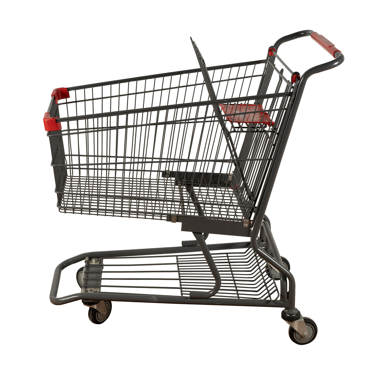 Warehouse Metal Shopping Trolley 150L Classic American Grocery Shopping Cart