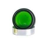 Custom Clear Green 200g 7OZ Amber Frosted Glass Jars For Candle