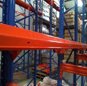 China Industrial Drive In Drive Through Racking System Heavy Duty Steel Q235 Material factory
