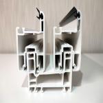 High UV Sliding Windows And Doors UPVC Profiles Dimex L60