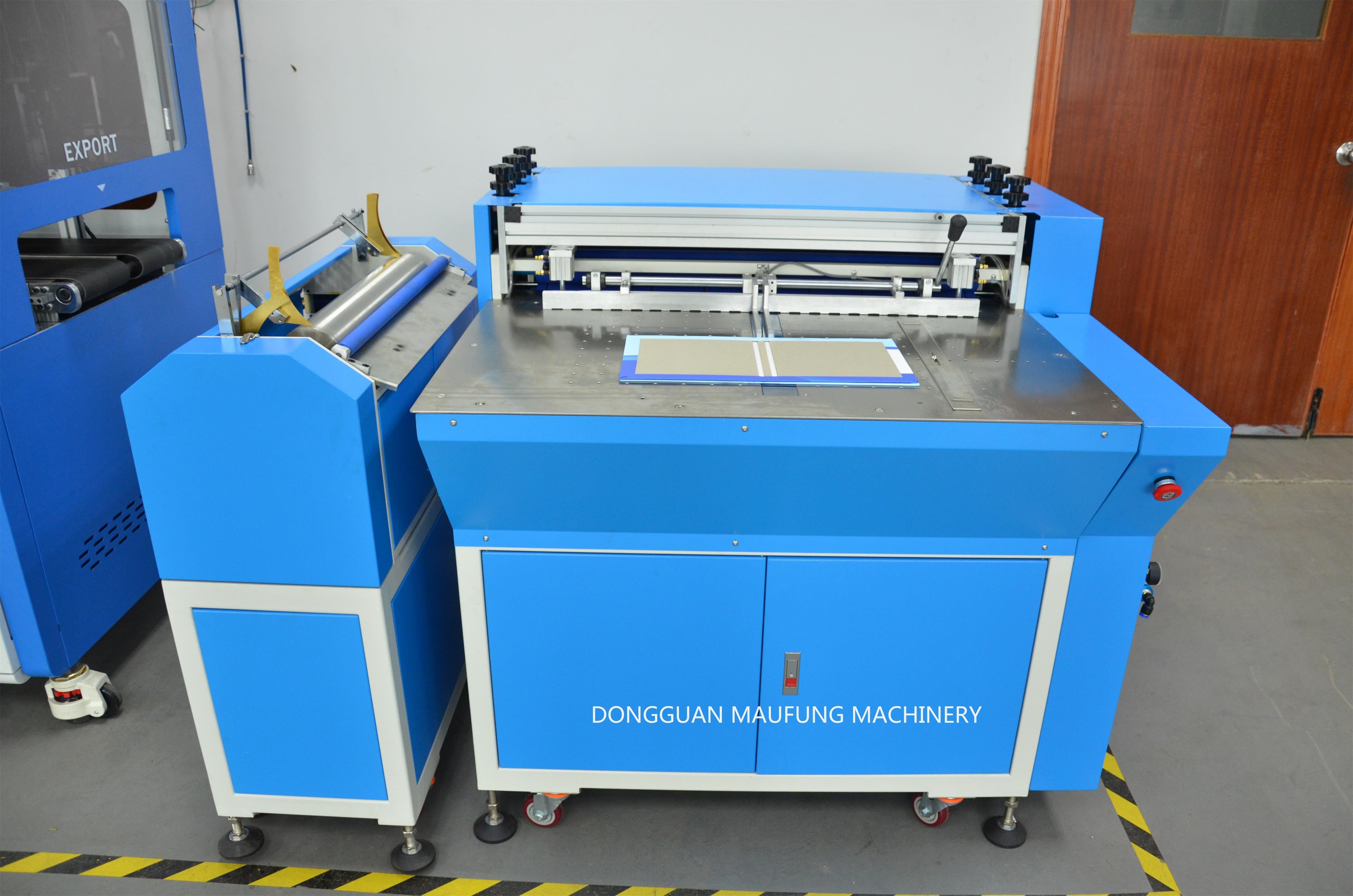 Semi Auto Gift Box Cover Gluing Machine Rigid Box Making Machine MF-SCM500