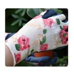 Nylon Spandex Knitting Sandy Latex Gloves For Gardening