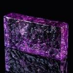 Architectural Stained Glass Blocks For Display Walls Crystal Hot Fused