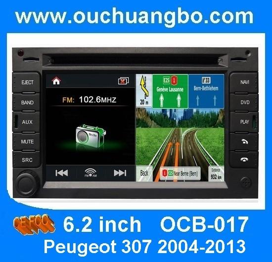 Ouchuangbo S100 Peugeot 307 2004-2013 Multimedia DVD GPS Navi Player french iPod