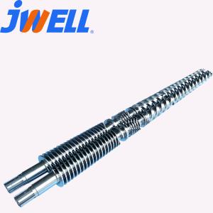 China Extruder Single Screw Twin Conical Screw Parallel Screw Barrel factory