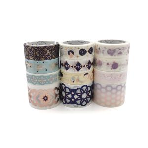 China Custom Make Design Printed Paper Coloured Washi Tape For Crafts, Beautify Bullet Journals, Planners factory