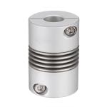 Aluminium Steel Bellows Shaft Coupling Clamping Motor For Indexing Step Motor