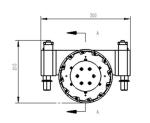 AGV Parts Heavy Duty Mecanum Wheels Drive Assembly Power 400W