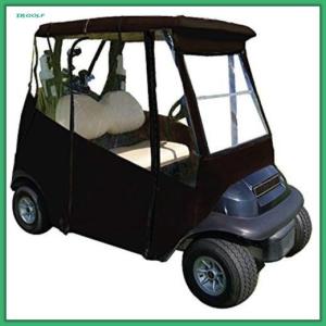 China Classic Accessories 3 Sided Golf Cart Enclosures With Zippered Door Golf Cart Rain Cover factory
