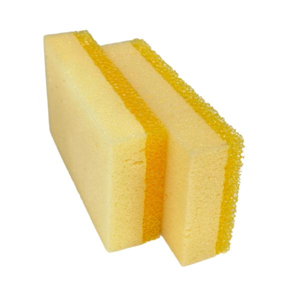 China Factory wholesale: Happy-shaped temperature-sensitive cleaning sponge brush. It becomes soft when heated and hard when cooled. Ideal for cleaning kitchen utensils. factory