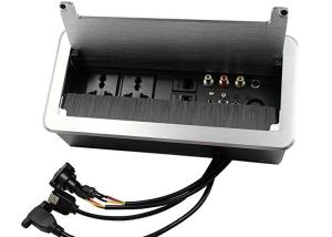 China OEM Cable Cubby Box Alloy Finishing Panel Customized Made 258*171*90mm factory