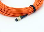MPO Trunk Cable 30M 12F 3.0mm OM2 MPO Female 50 / 125μm 200M LSZH Polarity B