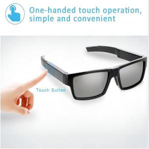 China 1080P Body Worn Camera Hidden Video Glasses 80° Angle For Motorcycling Trekking Climbing factory