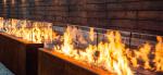 Outdoor Corten Steel Square Fire Pit Rustic Finish Table Top Fire Pit