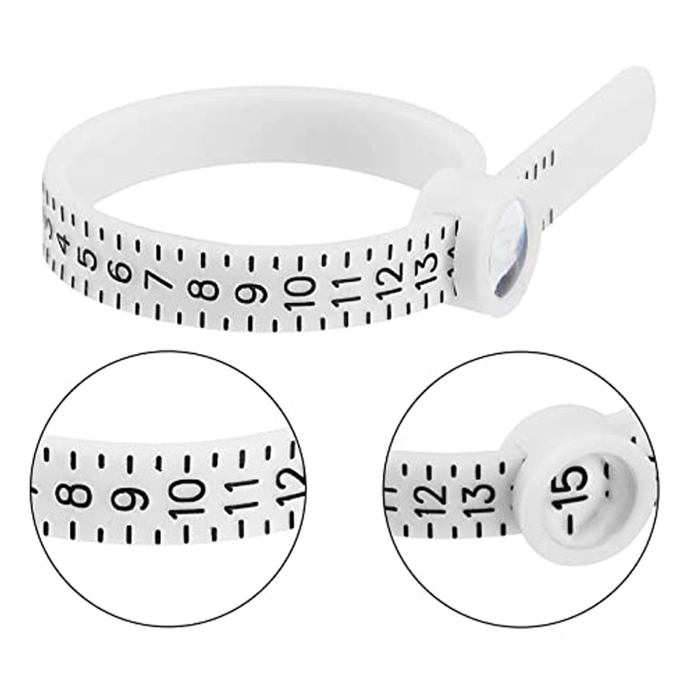 Jewelry Accessories Tools Plastic Ring Sizer US 1-17