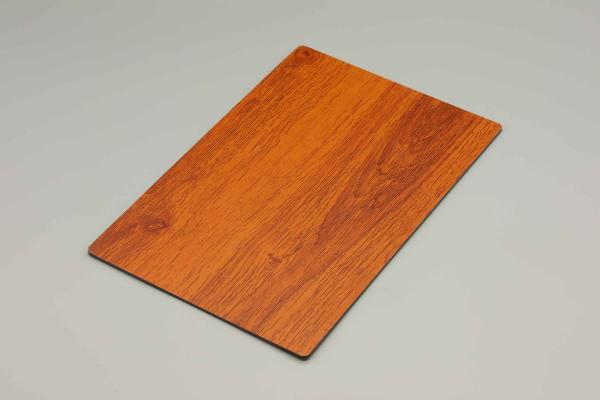 Billboards Signboards Wood Finish Aluminium Composite Panel Brushed Aluminium