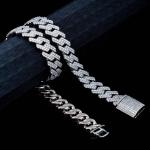 GRA Jewelry Miami Moissanite Hip Hop Chains Pass Diamond Test Moissanite Cuban
