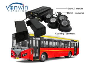 China 3G / 4G Real-Time Monitoring Camera recorder with Bus People Counter GPS Tracking OSD factory
