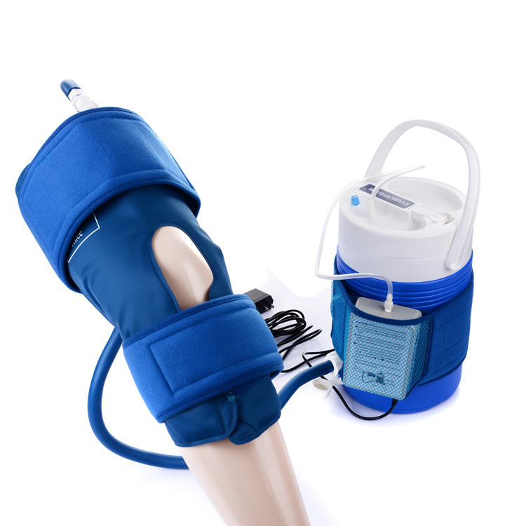 China Detachable Knee Pain Relief Wraps , TPU Knee Brace With Ice Cooler factory