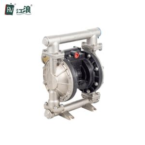 China Sulfuric Acid Transfer Stainless Steel Diaphragm Vacuum Pump With PP Air Center 1Inch factory