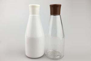 China Mouth Cleaning 200ml Conical PET Plastic Bottle factory