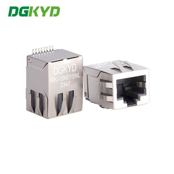 China KRJ-SM015NL RJ45 Socket Patch Network Interface Integrated With 100M Network Transformer Communication Interface SMD factory