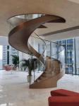 Hot Bending Curved Tempered Glass Safety Corner Stair Glass Balustrade
