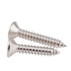 China Factory Customized Titanium Stainless Steel Self Tapping Screws Countersunk Head Drywall Screw factory