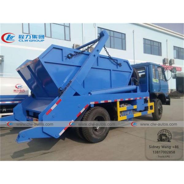 4x2 Dongfeng 4cbm Self Loading Swing Arm Garbage Truck With Hanging Chain
