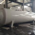 Horizontal Single Layer Lpg Gas Storage Tank Customized 5cbm