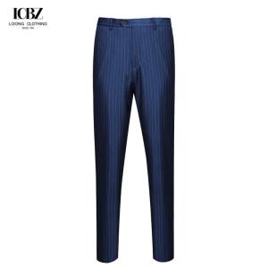 China Front Style Flat 50% Wool Casual Thin Slim Chino Pants Mens Men Business Trousers factory