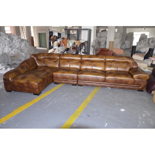 China 2015 new sectionals luxury leather sofa set H8038 factory