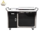 Black Japanese 1200mm Teppanyaki Grill Cooking Equipment / Restaurant Electric