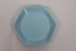 New hexagon ceramic fruit plates colorful dish for home interesting colors